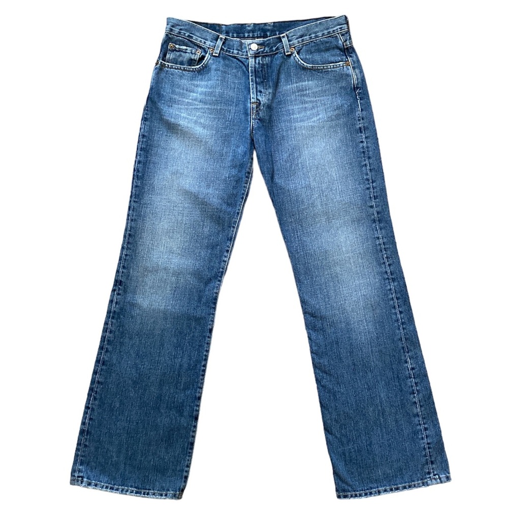Vintage Lucky Brand Dungarees By Gene Montesano Easy Rider Jeans Size 10/30